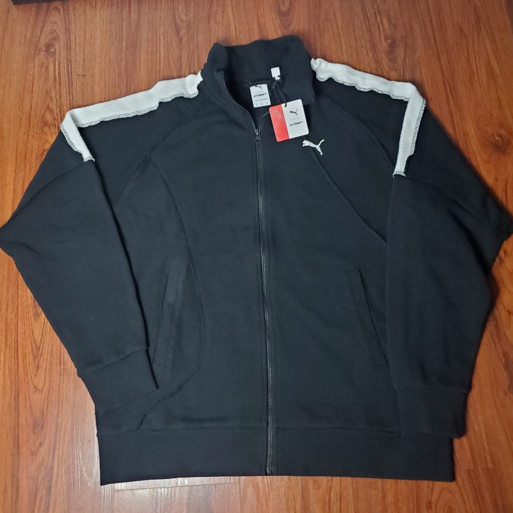 Rare PUMA x ATTEMPT T7 Track Black Jacket Puma Siz